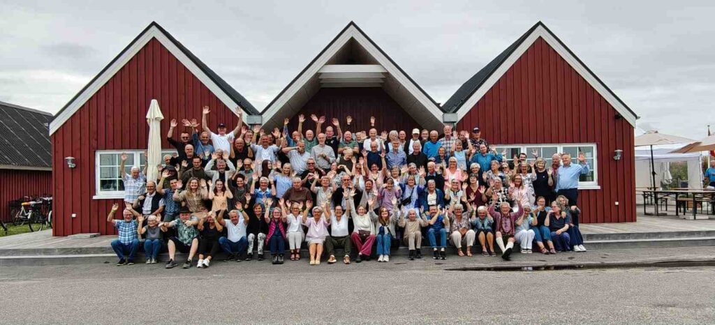 Gruppe af frivillige i Hou